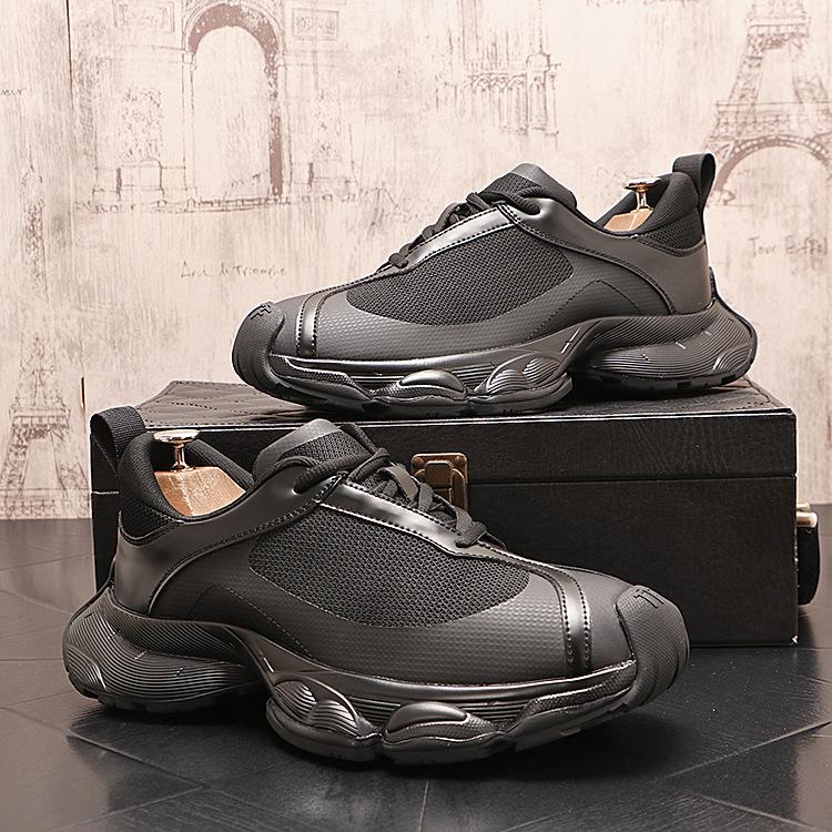 Обувь Paris Daddy 2025 года, новые летние дышащие сверхлегкие спортивные туфли, модная брендовая обувь с толстой подошвой, увеличивающая рост, повседневная обувь