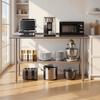 VEVOR Stainless Steel Work Table, 61x152 cm Food Prep Table with Backsplash, Commercial Kitchen Workstation with Adjustable Undershelf
