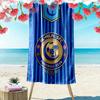 Al-Hilal SFC Print Beach Towel, Large Soft Quick Dry Towel for Beach Camping Swimming
