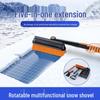 Multi-Purpose Car Snow Removal Brush and Ice Scraper