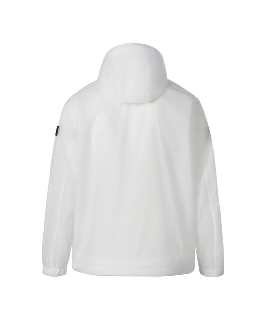 Nationalgeographic [K-Heritage] Ten Symbols Of Longevity Lightweight Ripstop Hooded Jumper White N262Ujp622