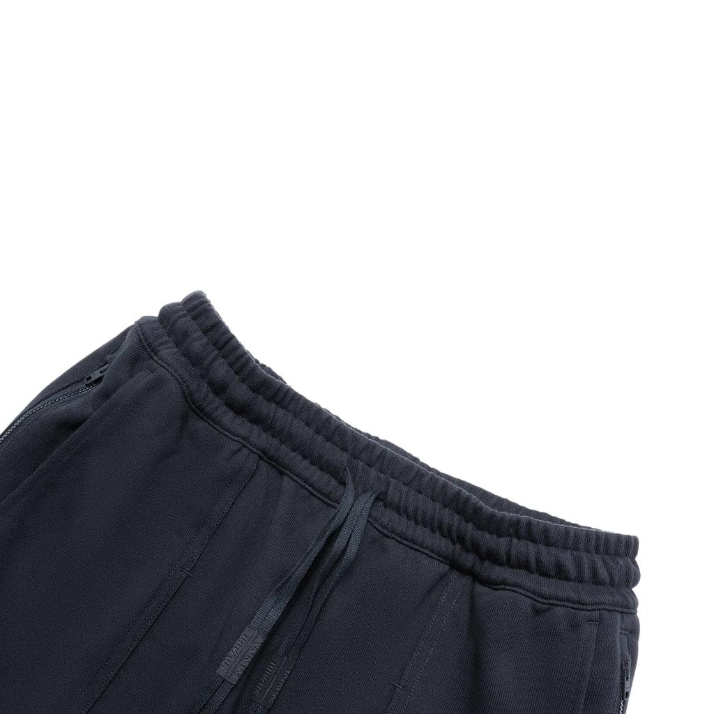 Li Ning X Jackie Chan Collaboration Kung Fu Series Solid Color Logo Mid Belt Straight Loose Casual Shorts Men shorts Charcoal-Black AKST663-2