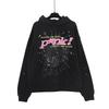 New pullover print American trend street heavy loose men's and women's hooded sweater set