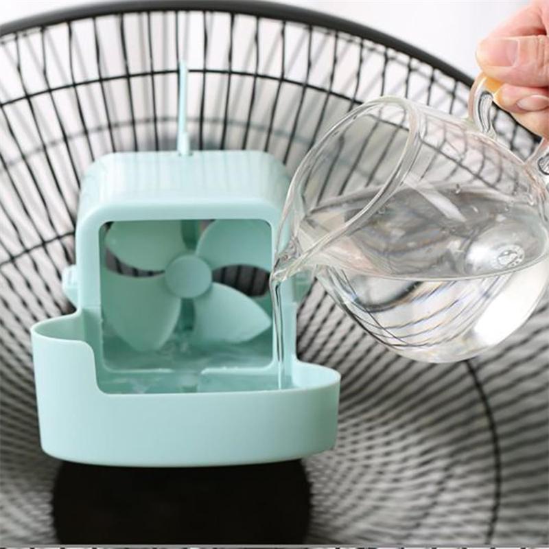 Electric Fan Cooling Storage Box Hanging Fan Cooling Tool With 4 Cup Household Cooling Box Fan Cooler Refrigeration Accessories