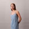 Calvin Klein Винтажное французское сексуальное хлопковое платье-комбинация женские платья 47C742G