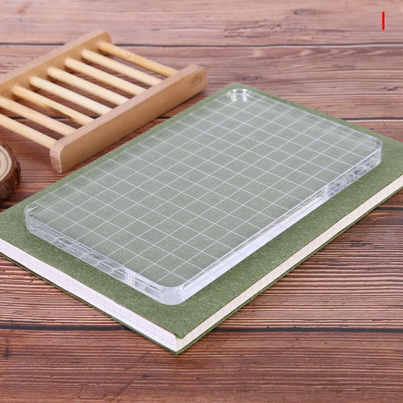 Акриловый прозрачный блок штампов с ручкой, штампы для альбомов «сделай сам», скрапбукинг, изготовление ремесел