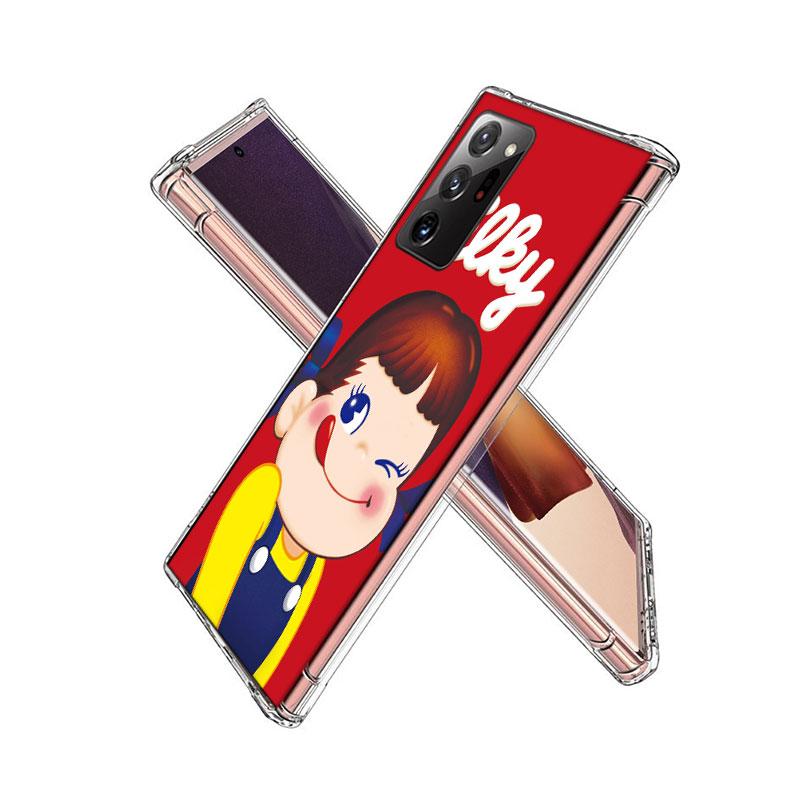 F-Fujiya M-Milky P-Peko C-chan Cartoon Phone Case for Samsung A55 A35 A25 A15 A07 A05S A16 A17 A26 A36 A37 A56 A57 Galaxy Note 2