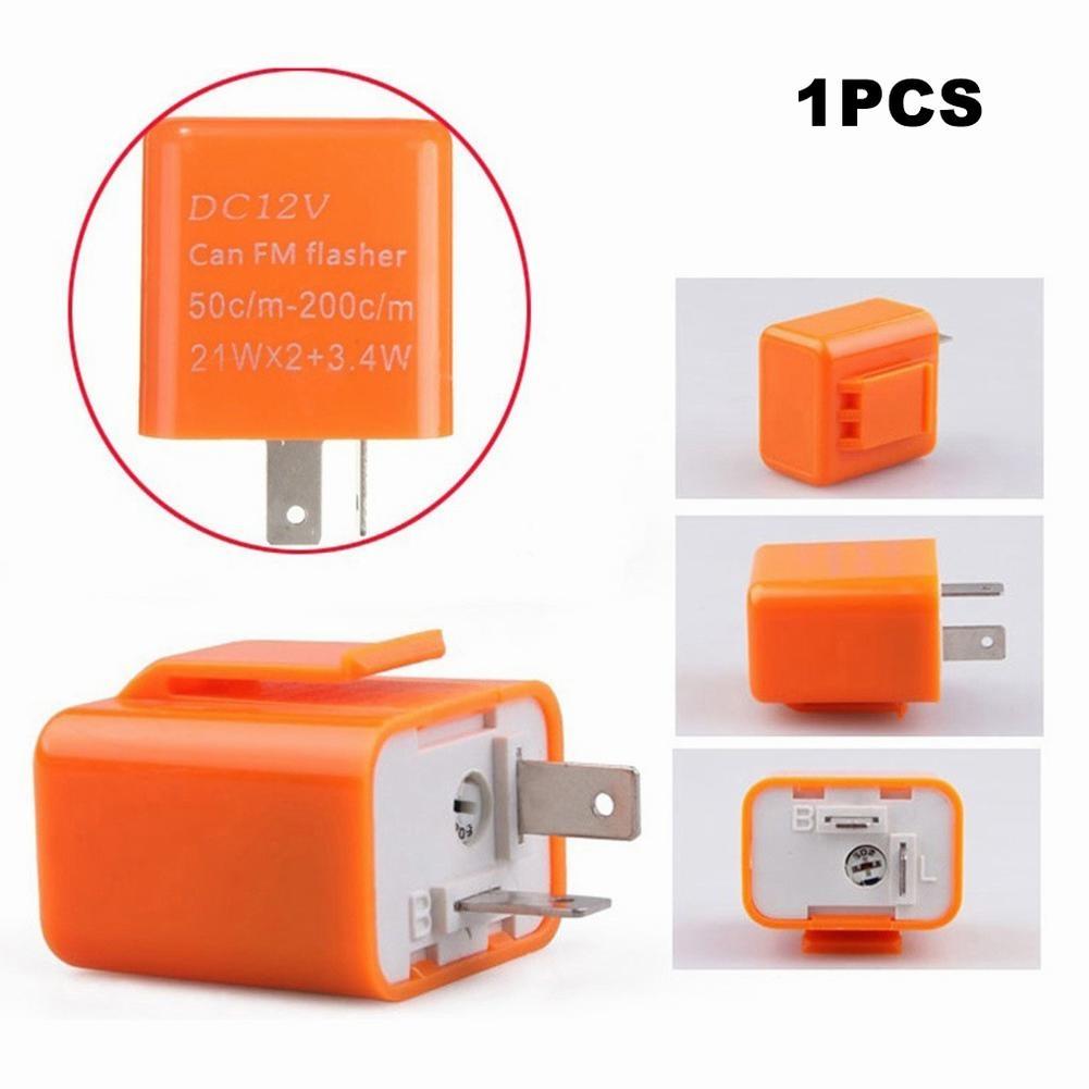 2-контактное электронное светодиодное реле-мигалка с регулируемой скоростью, быстрое мигание указателя поворота, новое