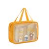 Large Capacity Transparent Makeup Bag Square Wash Pouch Durable Cartoon PVC Cosmetic Bag  Travel