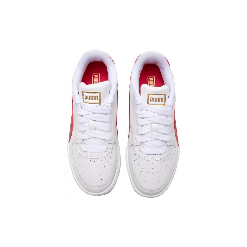 PUMA Ca Pro Classic Low top Skateboard Shoes Unisex White Red 380190-45