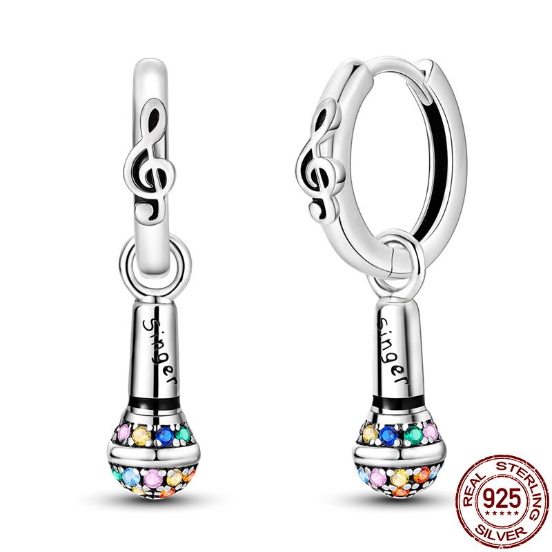 New S925 Silver Sparkling Drop Pearl For Women Simple Earring Trending Fashion Jewelry Birthday Gift