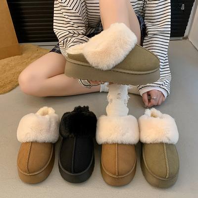 Зимняя женская обувь мода теплая зимняя обувь повседневная обувь мокасины