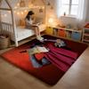 Floor Mat Soft Flannel Rug Non-Slip Absorbent Mat for Bathroom Bedroom Home Decor Anime H-Hakuoki