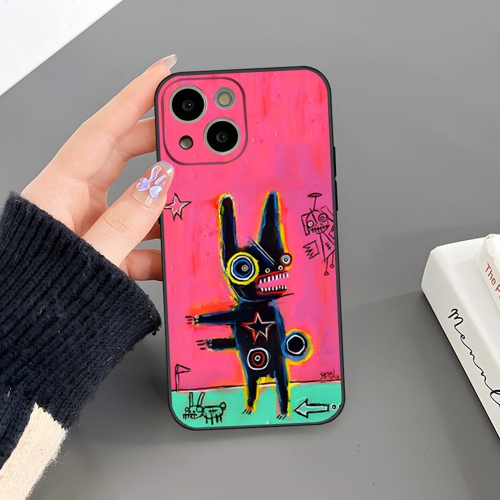 Чехол для телефона B-Basquiat Art Graffitis для iPhone 15 Pro Max 14 Pro 16 Plus 12 13 11 Xr X Xs 8 7 Plus Силиконовая задняя крышка