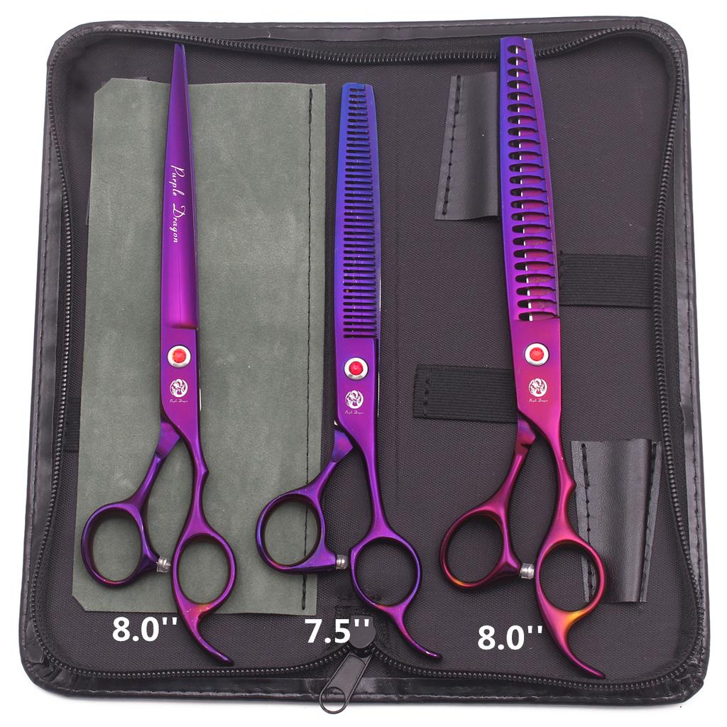 7.0'' 8.0'' ножницы для ухода за домашними животными филировочные ножницы профессиональные изогнутые ножницы для кошек и собак расческа для стрижки волос Z3005