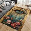 Mystical eye nature connection carpet Yoga living room room decor children's crawling mat doormat area rug games mat