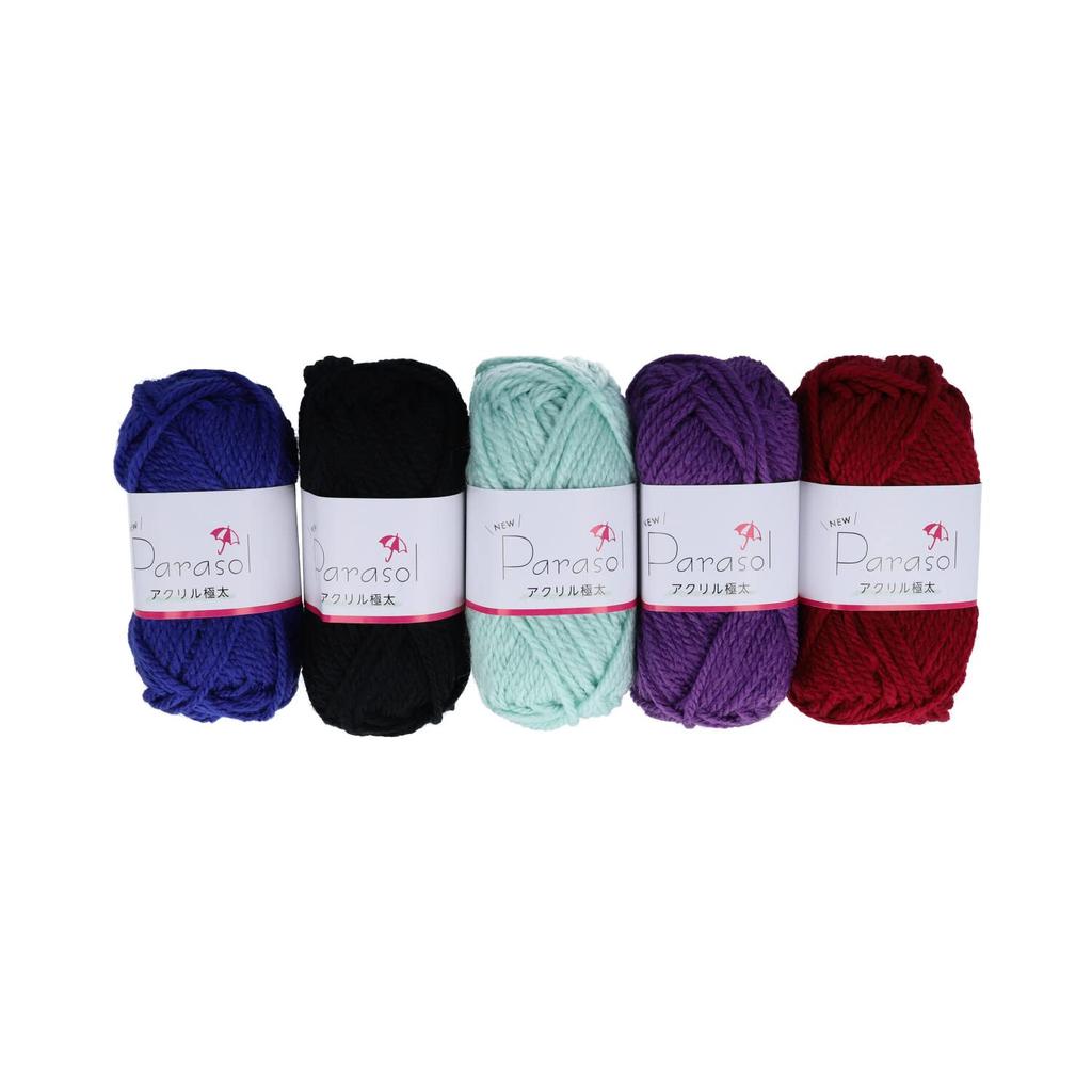 Yokota Yarn Parasol Acrylic Extra Thick Single Color 15 Color Set 15 Balls 6901-15