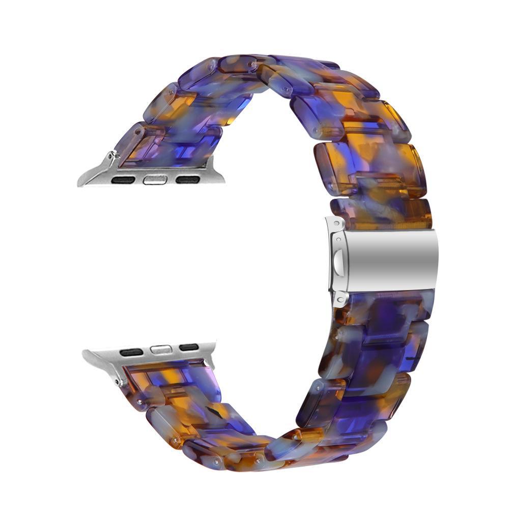 "Compatible Resin & Rubber Strap for Apple Watch 42mm/46mm"