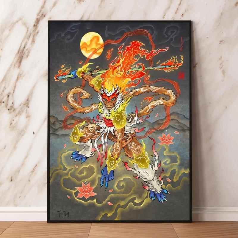 Lugia Ho-Oh Pokemon Unframed Canvas Painting Comic Themed Anime Wall Decor  Unique Collection Enhance Your Living Space