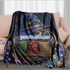 1PC Custom Name "Magic Spell Bookshelf" blanket versatile,all-season throw suitable for the living room,bedroom,camping,travel,and gift