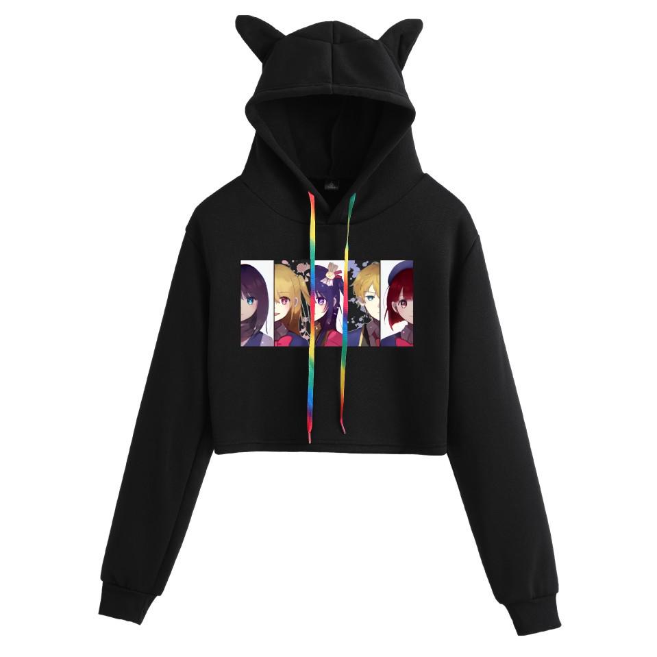 2023 Oshi No Ko Starry Child Cat Ear Anime Hoodie