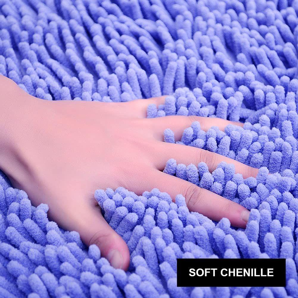 Коврик для ванной комнаты для животных, впитывающий воду, коврик для душа, коврик для ванной, шенилловый напольный ковер