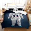 3D Astronaut Duvet Cover Set Galaxy Star Комплект постельного белья Полиэстеровый плед Cover Girl Детская спальня Decor King Size с наволочкой