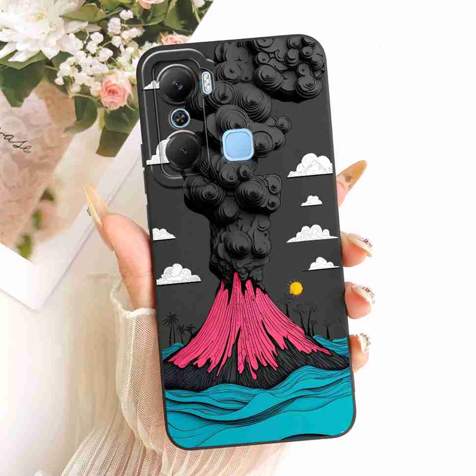 Чехол для Infinix Hot 12 Pro X668C Силиконовая задняя крышка Полная защита Для Infinix Hot 12Pro 6.6" Популярные узоры Корпус телефона