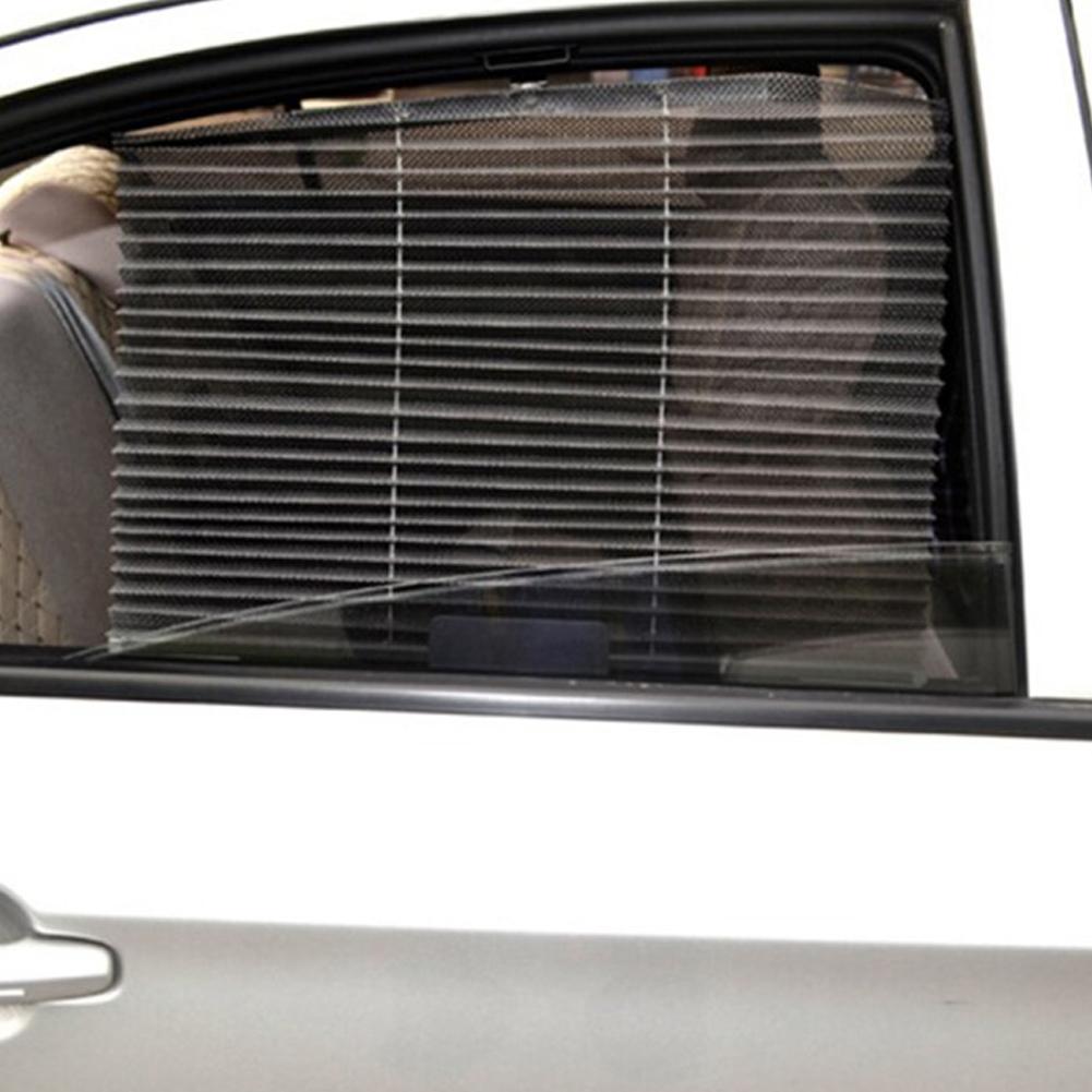 1Pcs Car Side Sunshades Retractable Mesh Curtain for Auto Truck SunShield Vehicle Summer Protection Car Window Sun Shade Cover