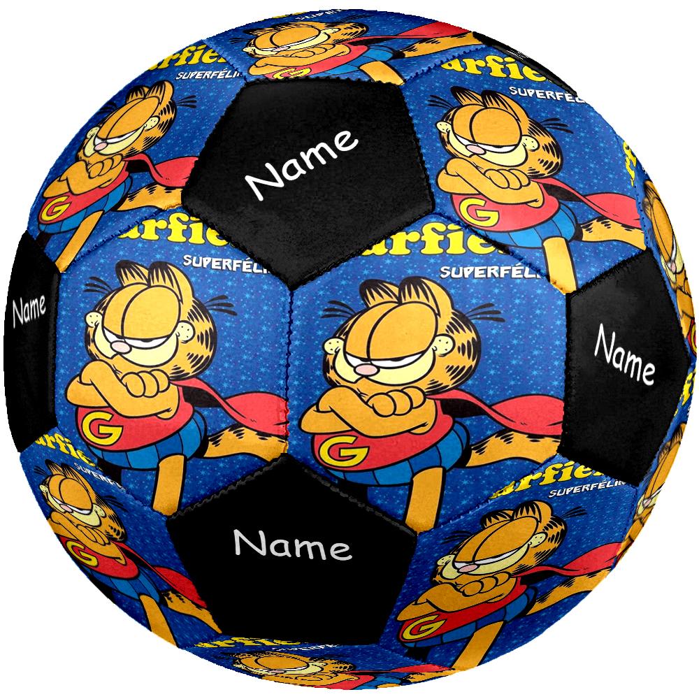 Custom Name Garfield Theme Size 5 Soccer Ball, Suitable for Both Indoor and Outdoor Matches, a Gift Suitable for Everyone.