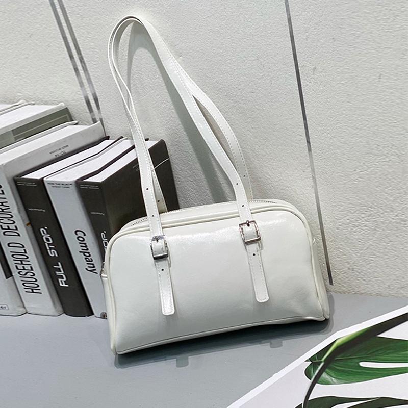 Минималистская корейская сумка для боулинга для женщин, большая вместительная сумка через плечо, легкая, роскошная, игривая, спортивная, новая