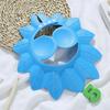 Мягкая шапочка для душа для младенцев, регулируемая шапочка для мытья волос для детей, защита ушей, безопасная детская шапочка для защиты головы во время купания и мытья головы с шампунем