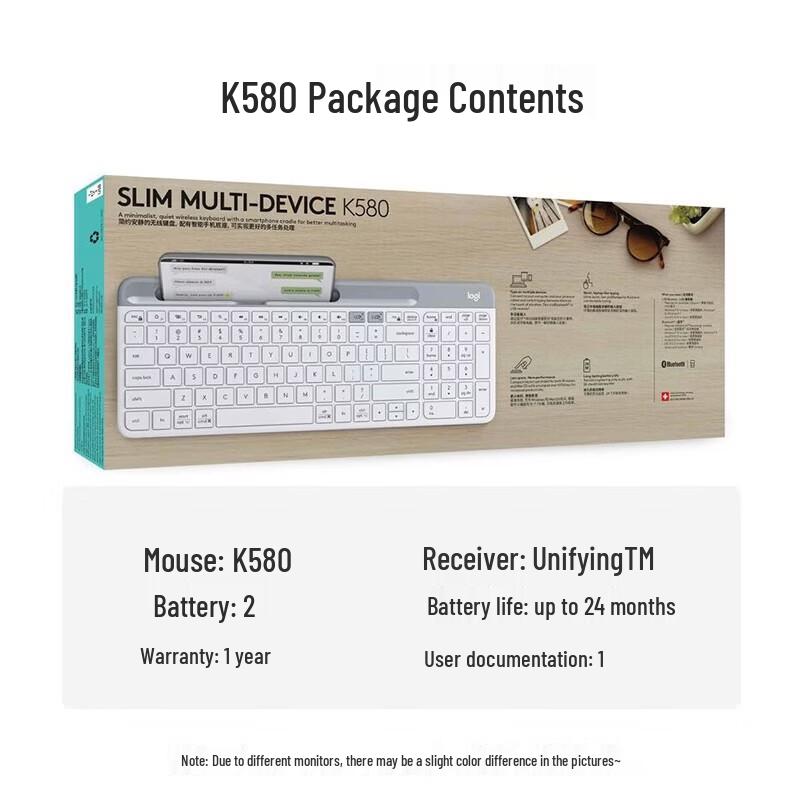 Logitech Беспроводная бесшумная клавиатура K580