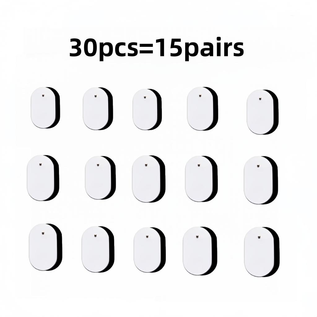 Электродные подушечки для миостимулятора Tens EMS, патчи для массажа, многоразовые, сменные, самоклеящиеся гелевые патчи для физиотерапии