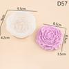 HOT Peony Candle Silicone Mold Rose Cake Chocolate Silicone Mold Soap Mold Valentine'S Day Gift Rose Flower Mold
