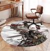 Final Fantasy Pattern Round Rug, Indoor/Outdoor Mat, for Picnic, Gameroom, Bedroom, Office, Living Room, Home Decor Carpet, Birthday Gift