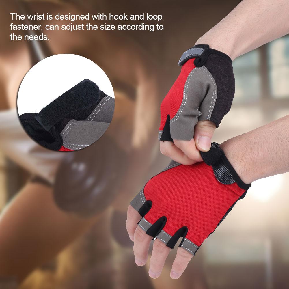 Спортивные перчатки с противоскользящим покрытием на половину пальца для занятий спортом на открытом воздухе, езды на велосипеде, скалолазания