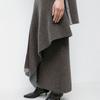 EMBRACE COLLECTION Wool Cashmere Double Faced Multiway Stole_Melange
