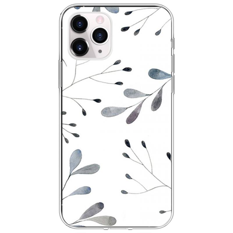 Акварельные растения с цветами Чехол для телефона Для iPhone 12 11Pro XS MAX XR 7 8 6 Plus 5 5S SE 12 mini SE2