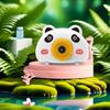 CUTEPIG Kids Bubble Camera Toy with Gattling Bubble Gun, Bubble Show Machine