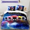 3pcs Mighty Morphin Power Rangers2 Cover Set - Personalized Name, HD Printed Bedding with 1 Cover and 2 Pillowcases - Perfect for Home Decor, Ea