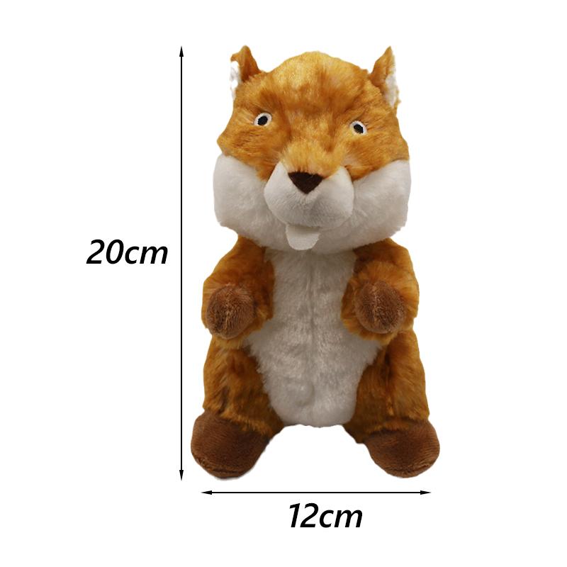 Plush Non Toxic Dog Chew Toys Clean Teeth Pet Toy for Small Medium Dogs Squeak Honey Badger Pug Puppy mascotas Accessories Stuff