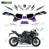 Для мотоцикла ZX-4R ZX4R ZX4RR RR 2023 аксессуары наклейки обтекатель топливный бак полный комплект для автомобиля светоотражающая наклейка декорация