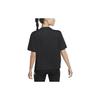 Nike Футболка Dri-FIT Trail с принтом букв и круглым вырезом, короткими рукавами, женская, черная, DX7897-010