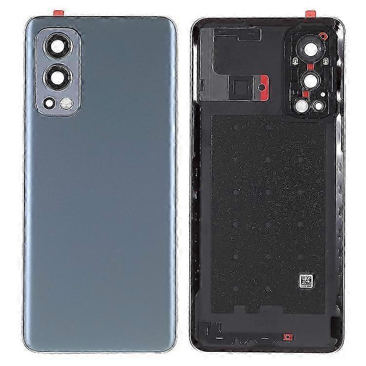 Совместимый Для OnePlus Nord 2 5G Оригинальная Задняя Крышка Аккумулятора Корпус Задней Двери Замена с Кольцом Камеры
