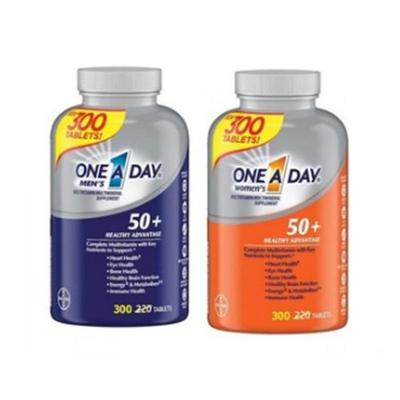 One-A-Day One-A-Day Silver Комплексный Мультивитамин Женский 300 Таблеток Мужской 300 Таблеток Всего 2 коробки