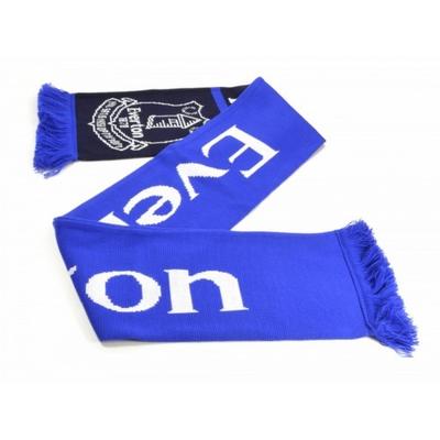 Everton FC Официальный футбольный жаккардовый шарф Nero