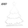 Christmas Tree Decorations 3D Printed Hollow Ornament, Modern Minimalist Festive Holiday Home Interior Accents Sculpture, Decorative Tabletop