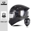Men Women Full Face Helmet Cascos Para Motos DOT Approved SOMAN Motorcycle Helmets Retro Vintage Full Face Helm
