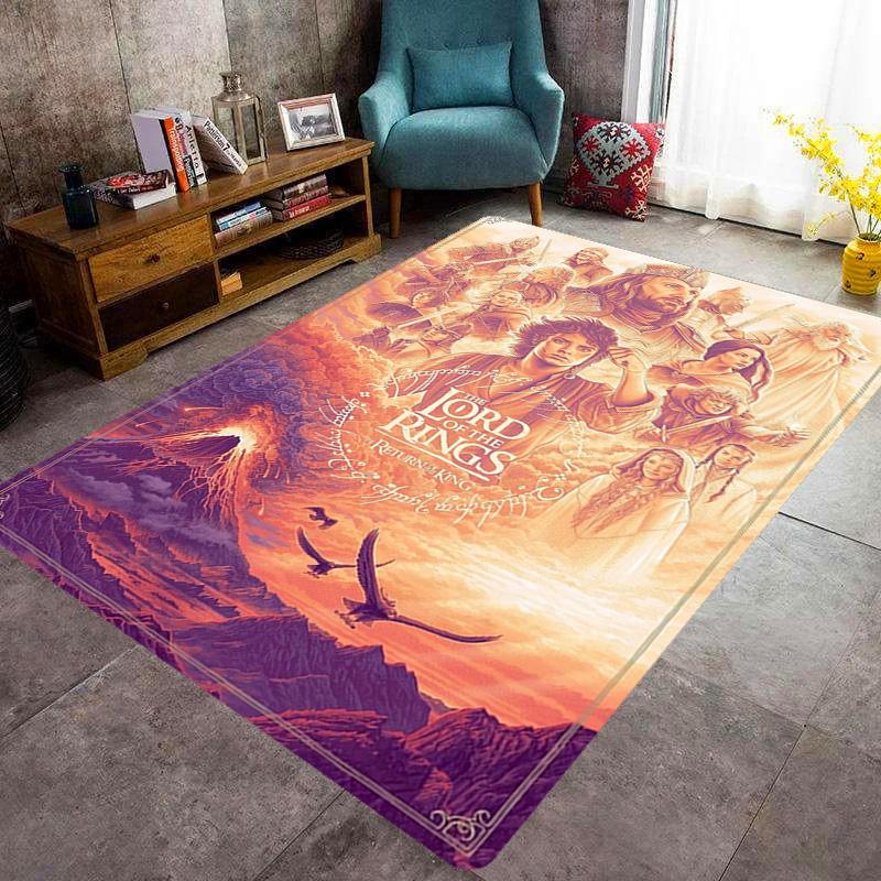 Middle-earth's Epic Saga carpet Living room and bedroom mats Suitable for all seasons Bathroom mat Art Protective pad